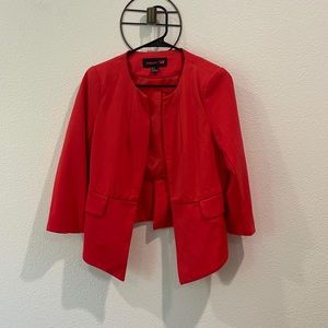 Red blazer